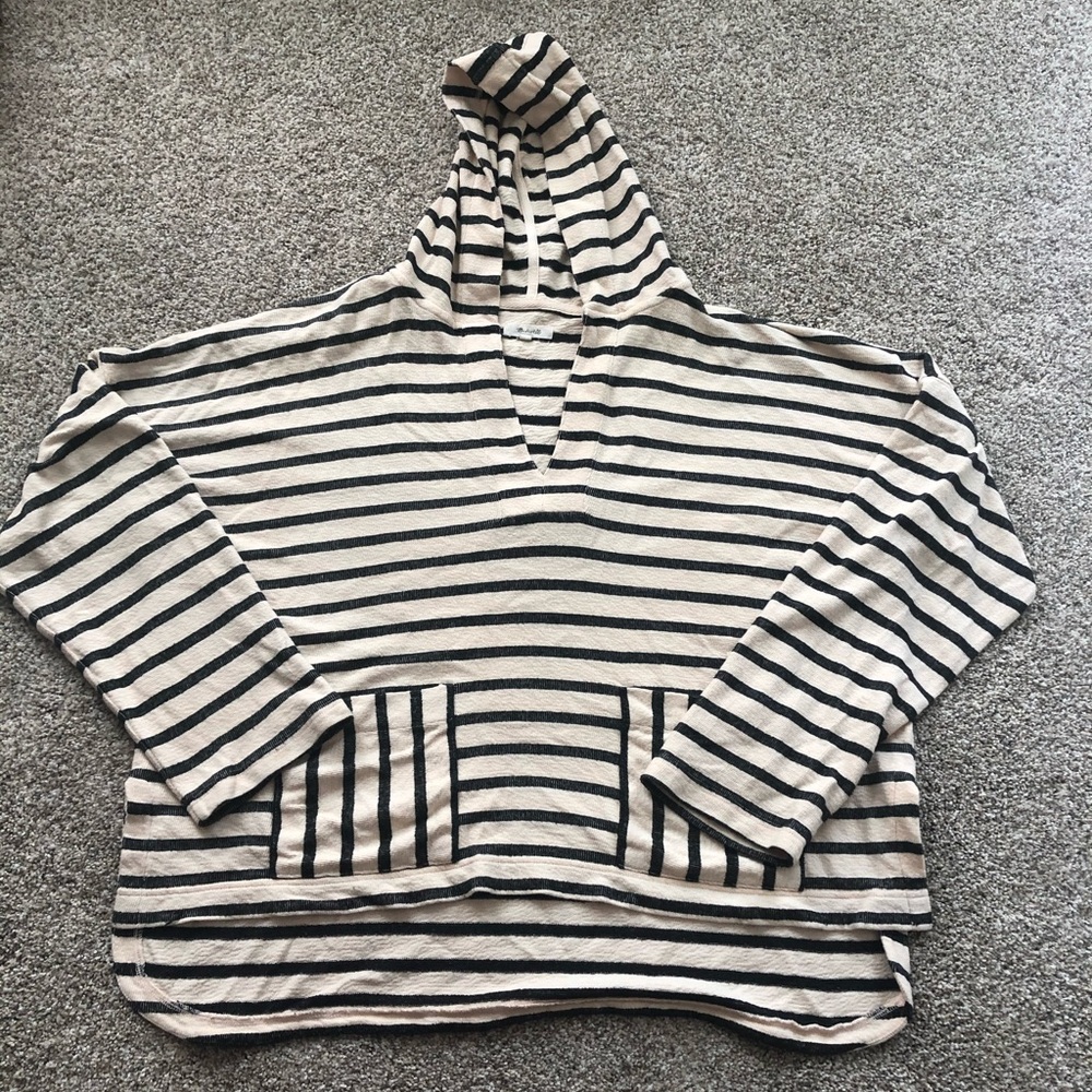 Madewell beachy striped pullover